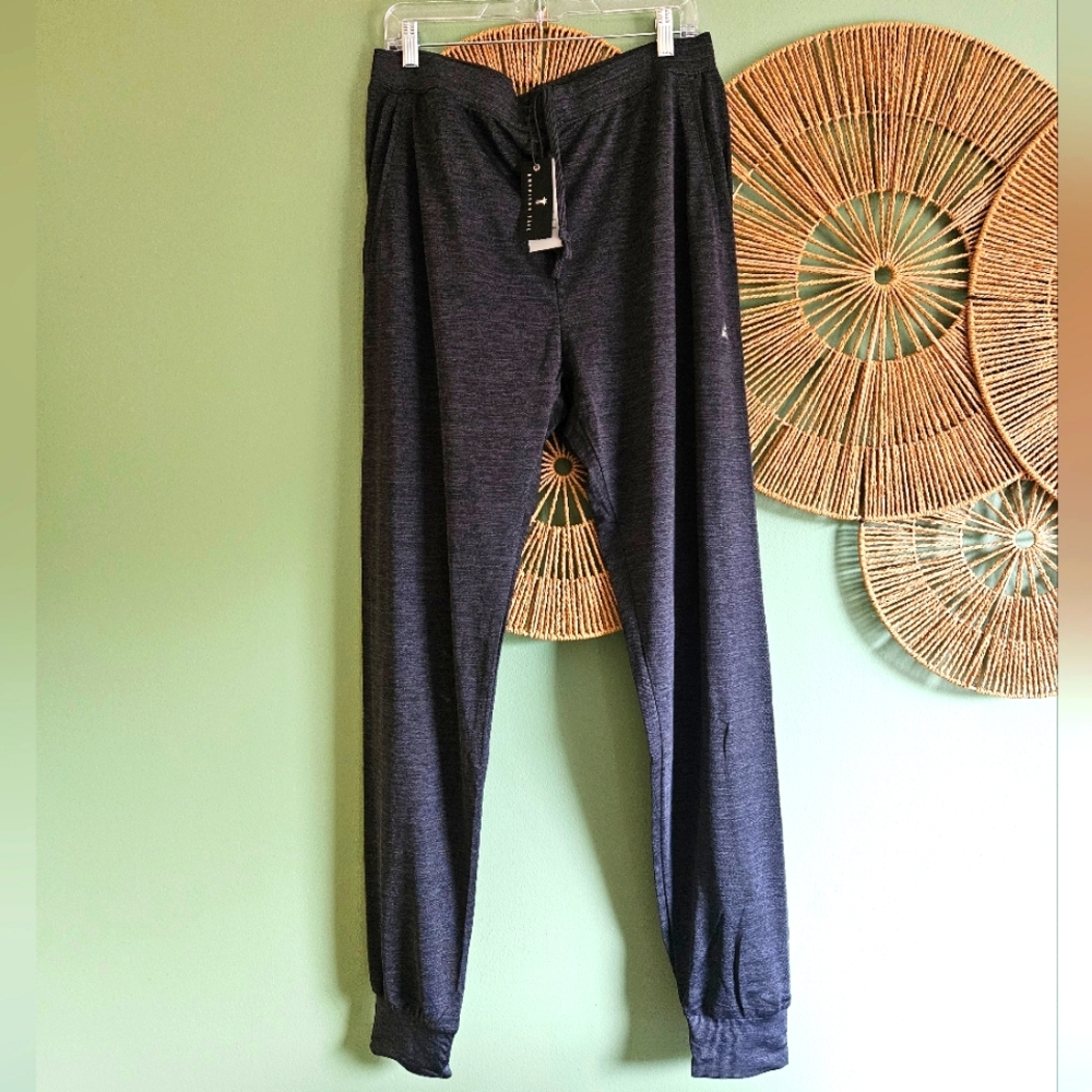 American Tall Performance Engineered Joggers for Tall Men in Charcoal Mix NWT